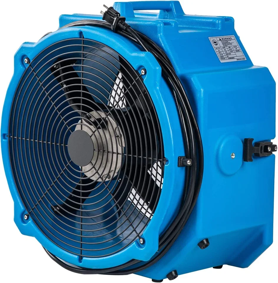 YYHC- industrial blue exhaust fan axial flow air floor dryer  air blower Axial air mover blower fan