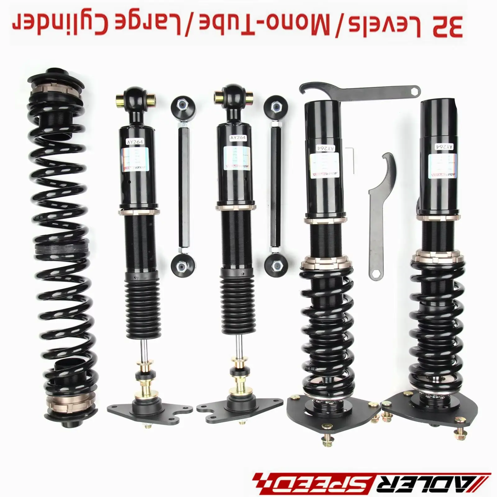 

ADLERSPEED for BMW 3-Series RWD F30 12-18 Coilovers Suspension Kit Adjustable Damper Height