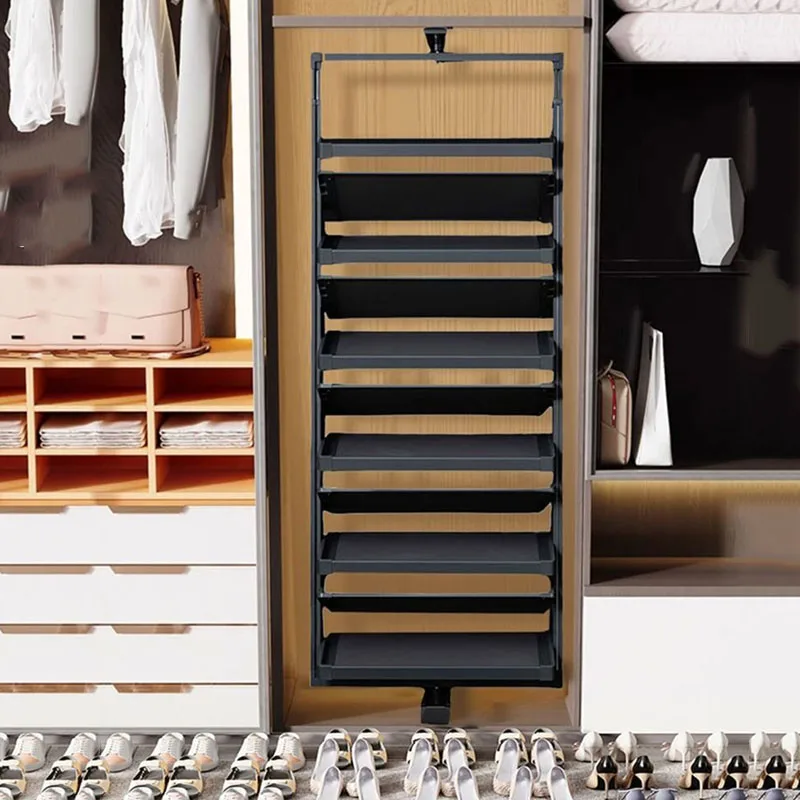 Swivel Shoe Rack Large Capacity Organizer Shoe Holder Standing Space Saving Shoes Shelf Swivel Cabinet Storage Shoes Racks
