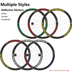 1 Side 26/27.5 Inch Bicycle Wheel Reflective Stickers MTB Protective Stickers Bicycle Accessories