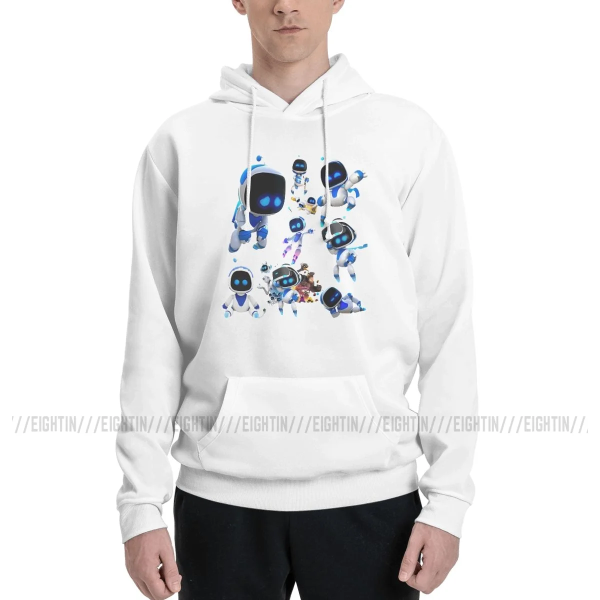 Astrobots Playroom Game Hoodies Men Women Fashion Sweatshirt Autumn Hooded Pullover