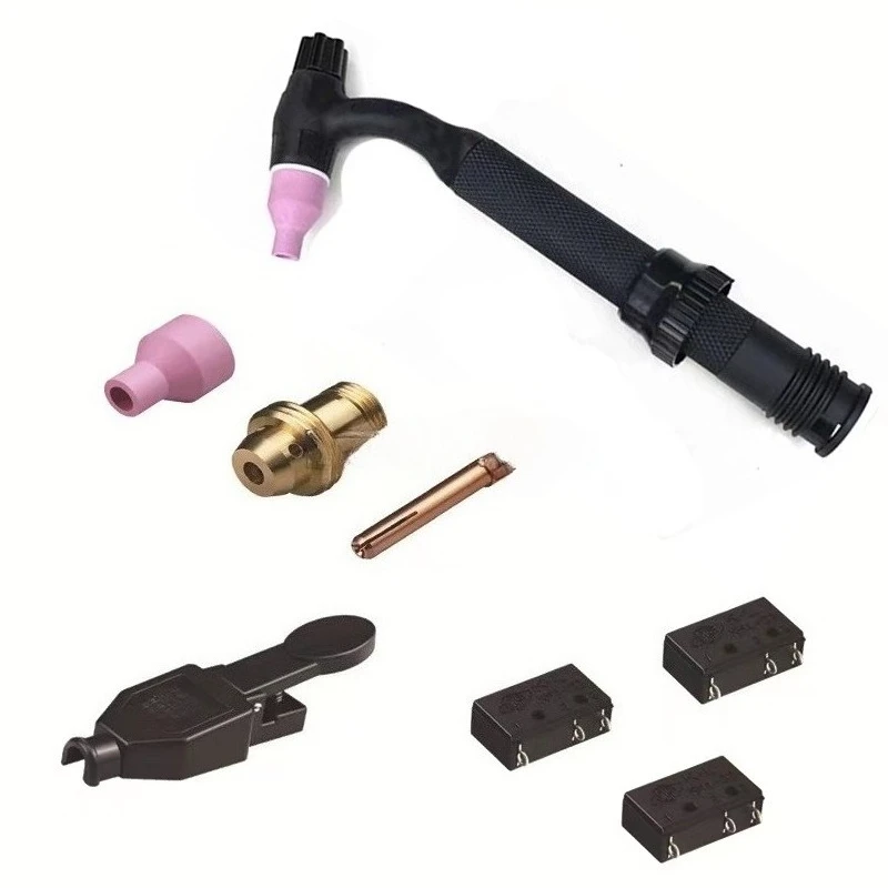 Argon arc welding gun accessories QQ150A gun head TIG150 argon arc welding gun premium universal head