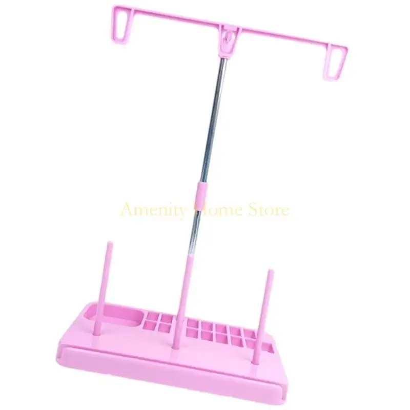 F26C 3 Spool -Threadhalter abnehmbarer Thread Rack Organisatoren Thread Spannung Halter