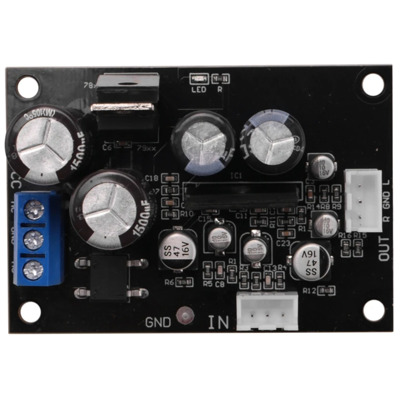 LP Phono Phono Preamplifier Board, Vinil Record Player, Phono Cabeça Ampliação, Dual AC, 12-16V