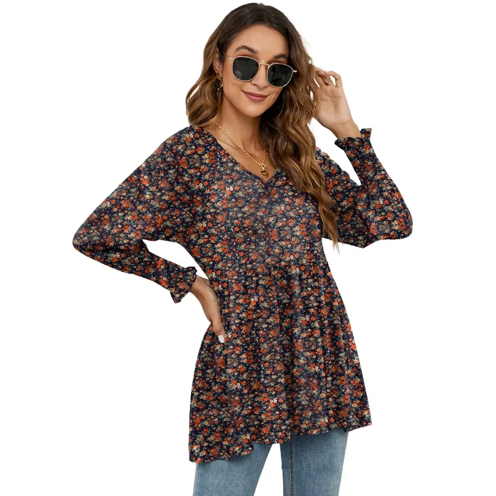 

Women's Shirts & Blouses for Women Lady Tops Elegant Korean Popular Clothes Woman Trend 2024 Red Female Clothing