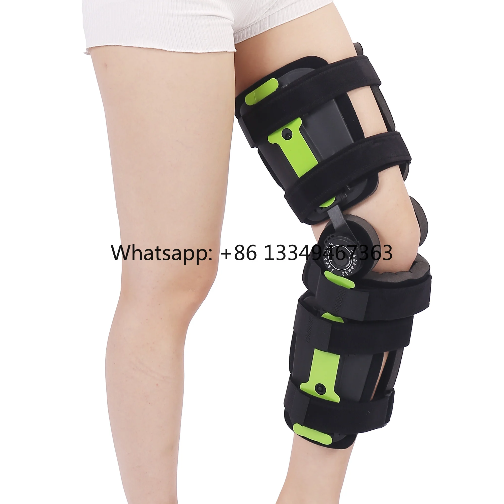 Post Op Knee Brace with Adjustable Hinge Stability Support Knee Support