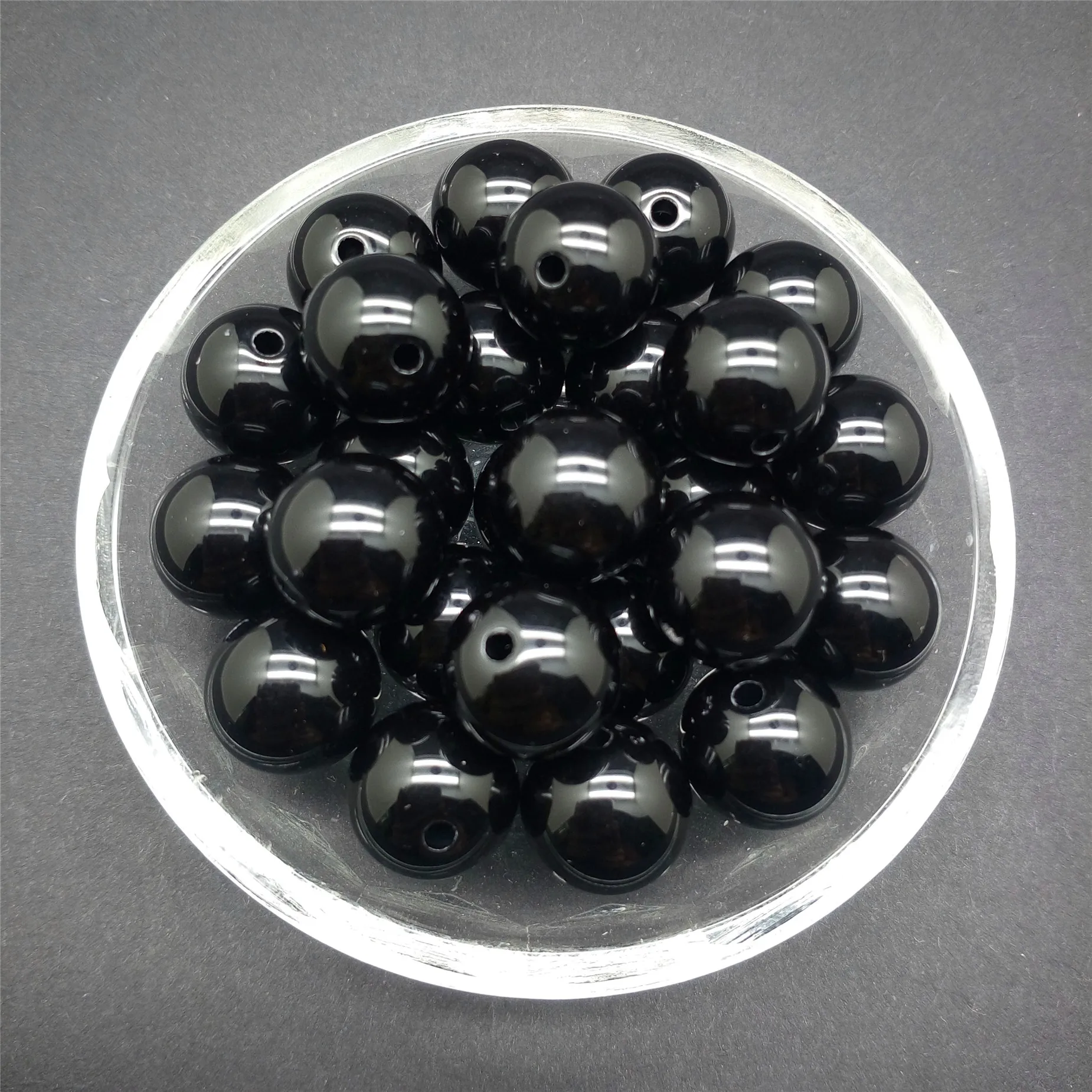 Wholesale 6 /8 /10 /12mm Acrylic Round Pearl Spacer Loose Beads For Jewelry Making DIY
