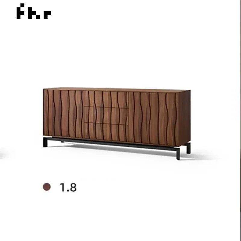 

High-Quality Hotel Apartment Minibar Cabinet Modern Solid Wood Furniture in Cafe Canteen and Restaurant Shop 180*45*75cm