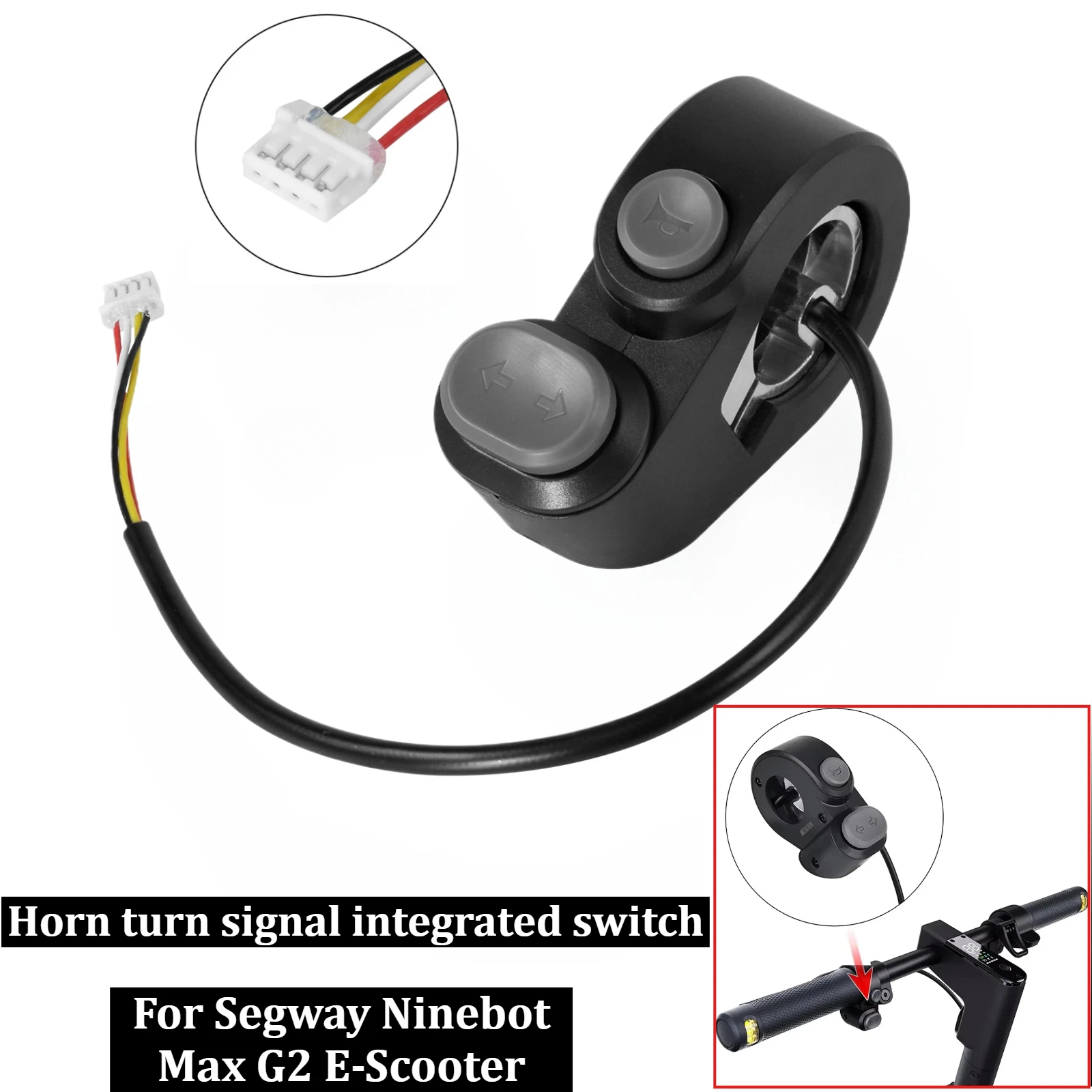 Geeignet für Segway Ninebot Max G2 Elektroroller Blinkerschalter Hupe Zubehör