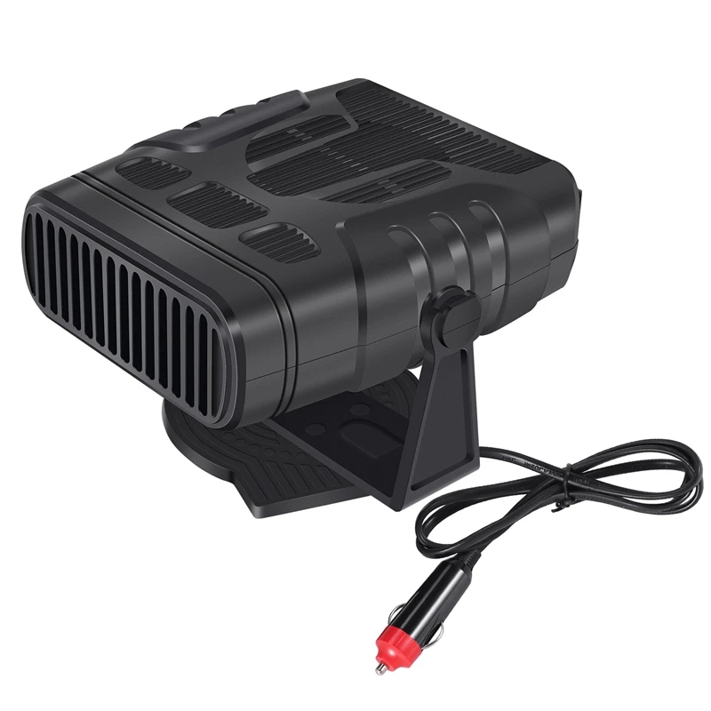 4 In 1 12V 120W Car Heater Electric Cooling Heating Fan Portable Electric Dryer Windshield Defogging Demister Defroster