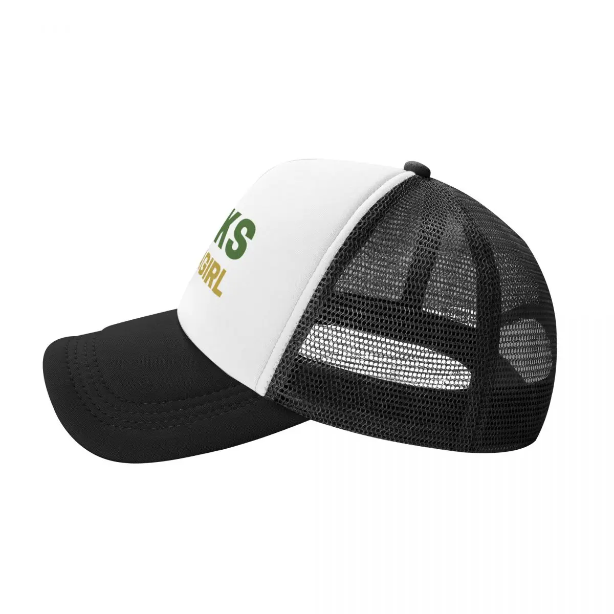 Kicks Like A Girl - Berretto da baseball verde e oro Dropshipping Cappello da uomo di lusso Cappello da uomo Cappello rigido di lusso Donna di lusso da uomo