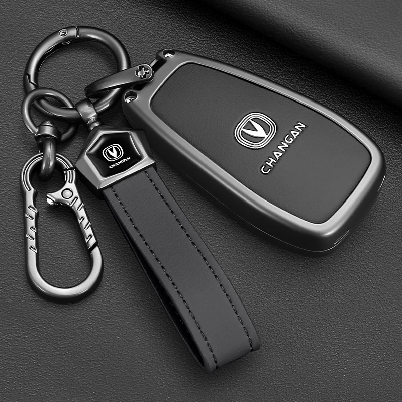 Car Key Case For Changan CS75 55 35 X7 X5 Plus Key Fob Protector Zinc Alloy Full Cover UNI-V S Z Eado Alsvin Car Accessories