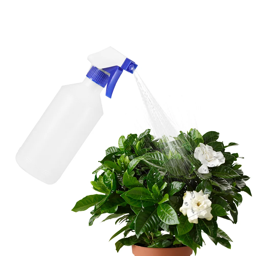 Botellas de spray de limpieza Tehaux, botella de spray de plástico con gatillo, botellas de spray vacías, contenedor transparente recargable, esencial para agua