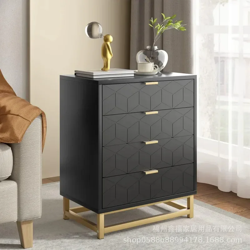 for Brand New Customization Overseas Hot Selling Wooden Four Drawer Cabinet Bedroom Dresser