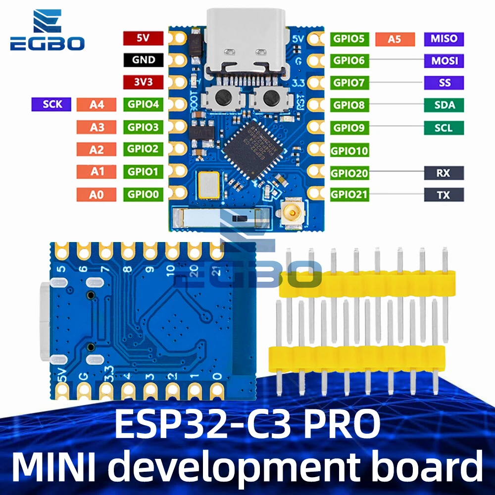 ESP32-C3 PRO MINI development board onboard ESP32-C3FH4 chip module WiFi Bluetooth development board