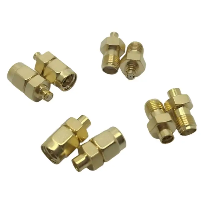 R53C High Efficiency SMA WiFi Adapter SMA Female to Male Connector Gold Plated Reverse Polarity for WiFi Routers Accessories