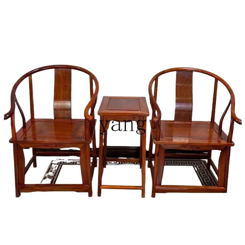 

CX armchair three-piece set Chinese mahogany tenon and mortise complete entrance living room reception seat