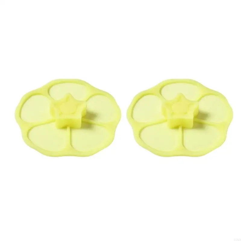 62KD Silicone Drink Lid Sun Flower Dust-proof Cups Cover For Home Offices Use