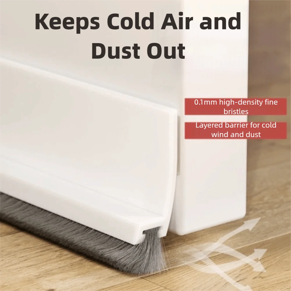 المهنية البلاستيكية مسودة الباب سدادة ذاتية اللصق 100 سنتيمتر الباب الاجتياح فرشاة عازلة للصوت تصميم الطقس تجريد غرفة نوم #4