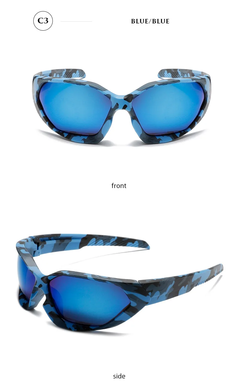HD Polarisierte Reiten Gläser Männer UV400 Schutzbrille MTB Goggle Sport Radfahren Camouflage Sonnenbrille Outdoor Brillen – Detail 13
