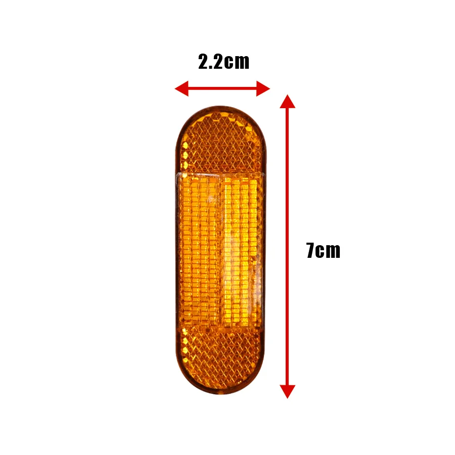 Electric Scooter Safety Front ABS Reflective Tube Night Warning Reflector for Xiaomi 1S Pro Pro2 M365 Mi3 / Bicycle Motorcycle