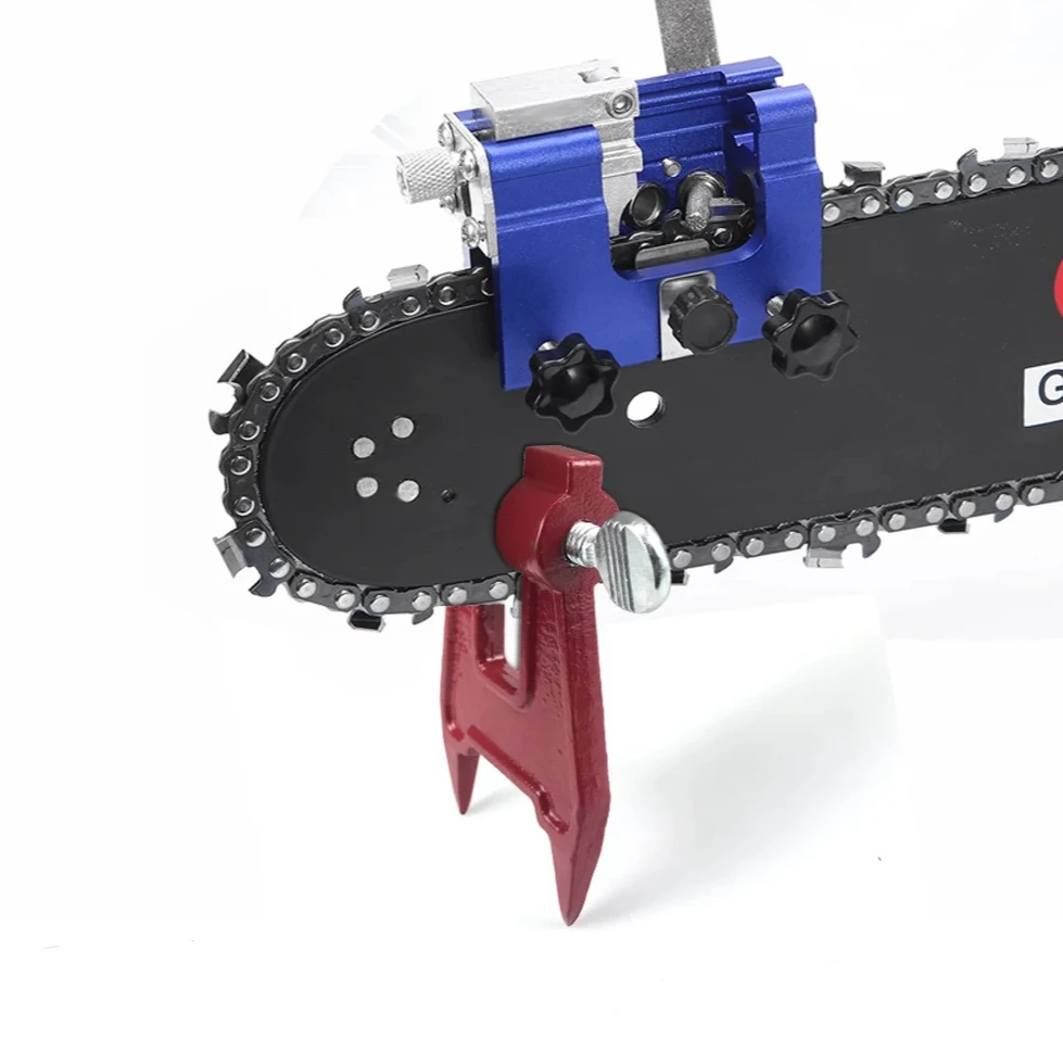 

Portable Chainsaw Sharpening File Vise, Heavy Duty Metal Fixture & Sword Holder for Saw Chain Maintenance