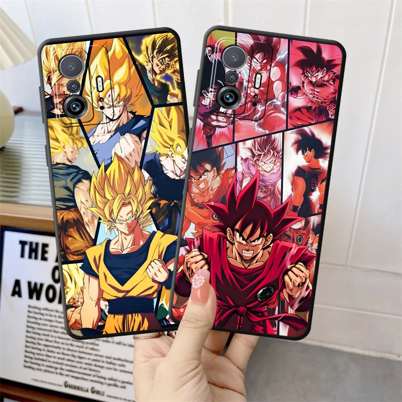 حافظة لهاتف Xiaomi Mi 10T 11T 12T Pro 13 14 15 Pro 11 12 13 Lite 12X Dragon Ball Goku Image Art