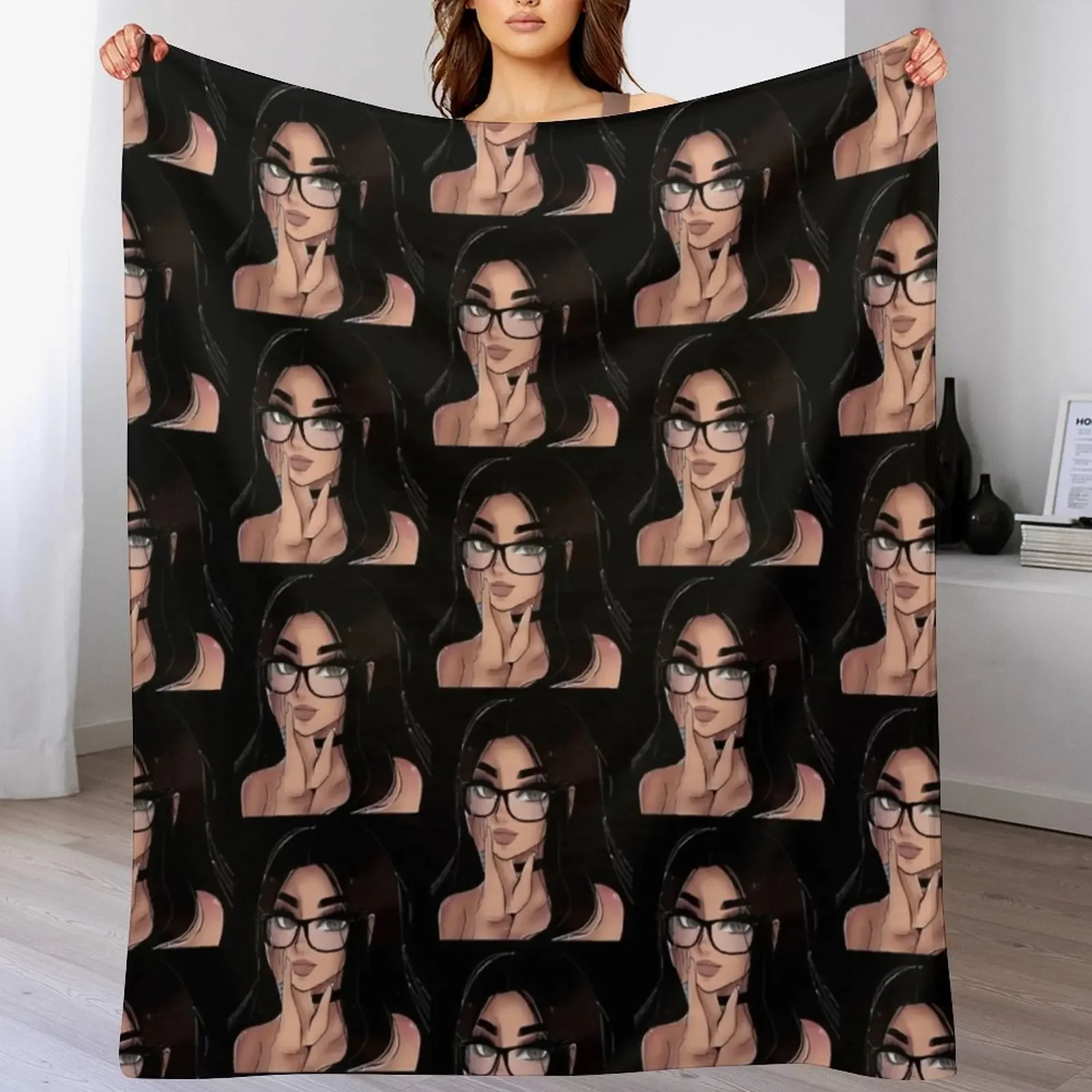 

sssniperwolf Essential Throw Blanket Beach For Sofa Thin warm winter Personalized Gift Blankets