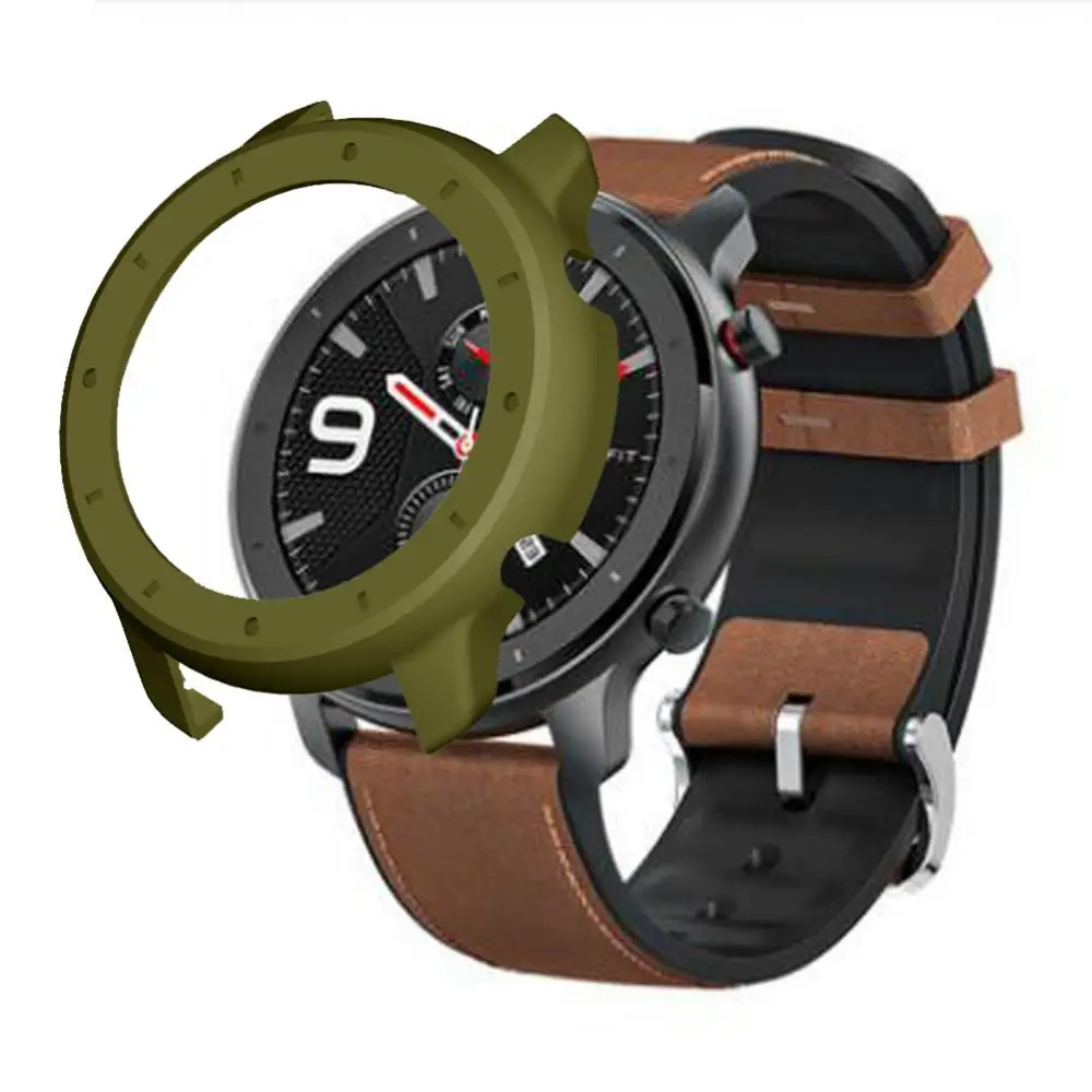 Amazfit GTR ساعة سيليكون الغطاء الواقي ، حافظة واقية لينة ، 42 مللي متر ، 47 مللي متر