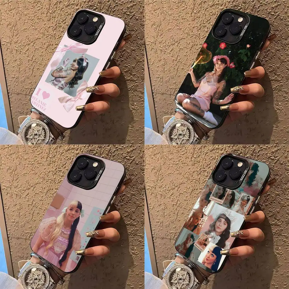 

Singer Melanie Martinez Phone Case For iPhone 17,16,15,14,13,12,X,8,Pro,Max,Plus,E,SE4,Air,Mini IMD Matte Black