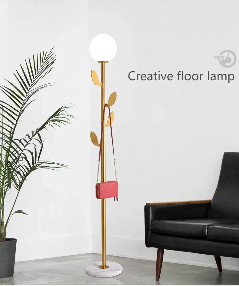 

Metal floor lamp living room bedroom floor hanger function floor lamp