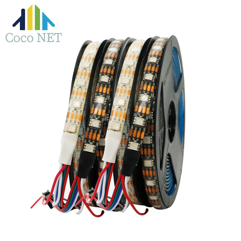 WS2815 RGB LED Strip Light WS2812B Updated Light Tape Smart Individually Addressable Dual-Signal 30 60 144 Leds/M DC12V