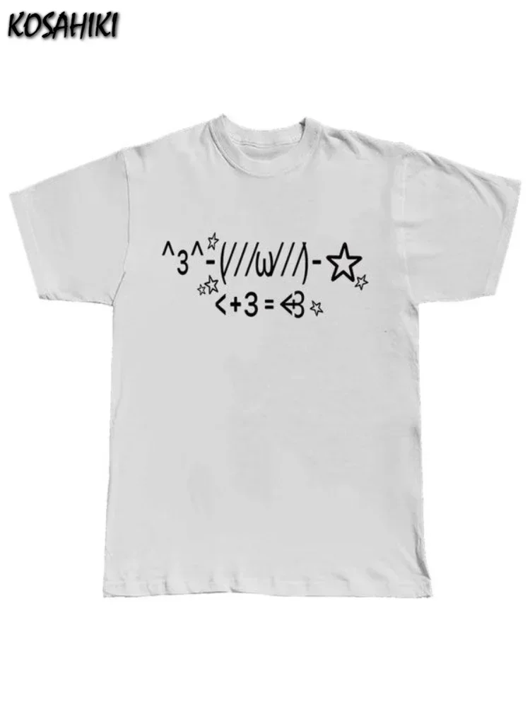 Y2k Aesthetics T-shirt Grunge Letter Print Harajuku Graphic Tee Shirt Vintage Fashion Casual Loose Tops Short Sleeve Streetwear image 2
