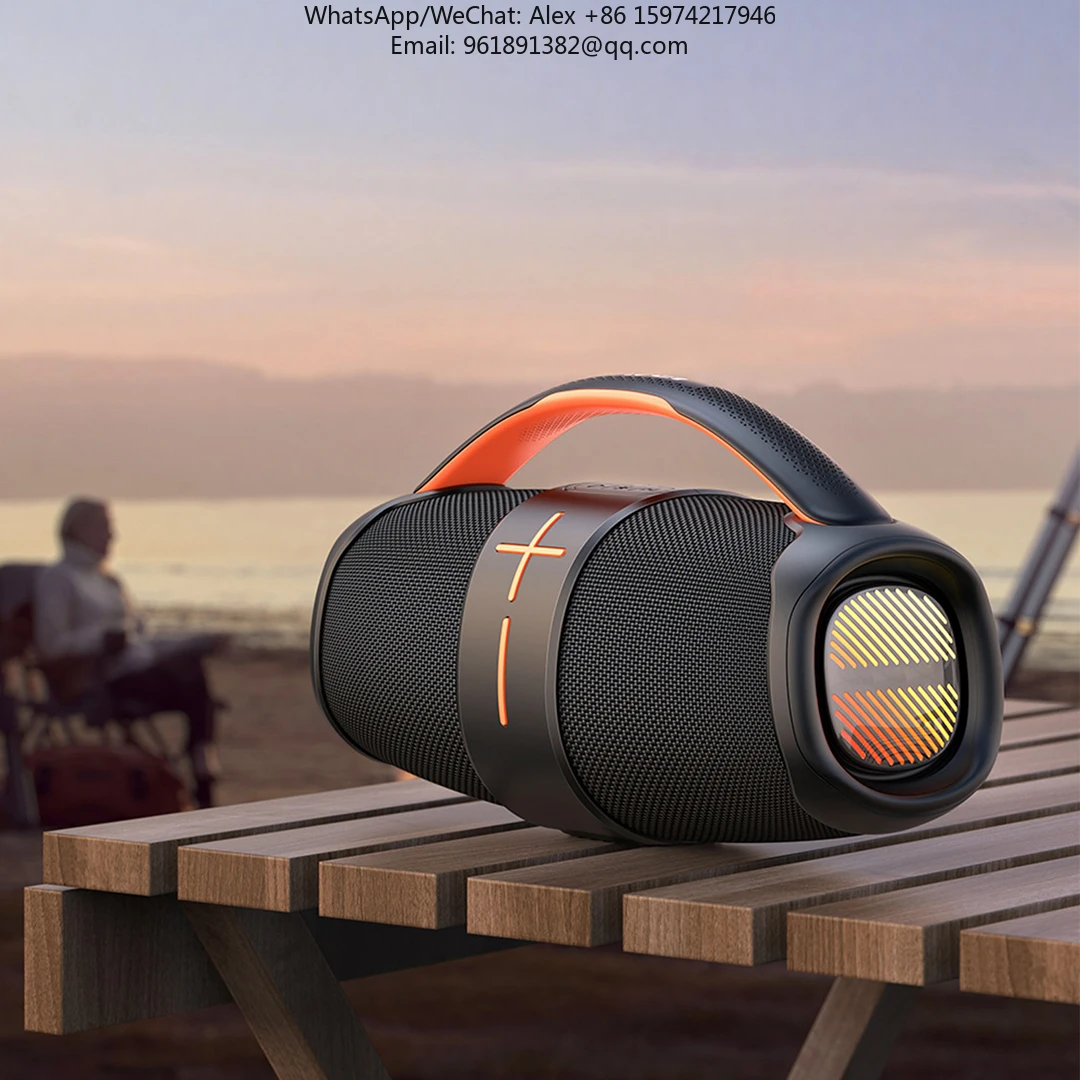 

Galaxy Pulse - Ультимативная портативная Bluetooth-колонка для вечеринок с динамической RGB-подсветкой, 10 часов работы, TWS-сопряжение для вечеринок