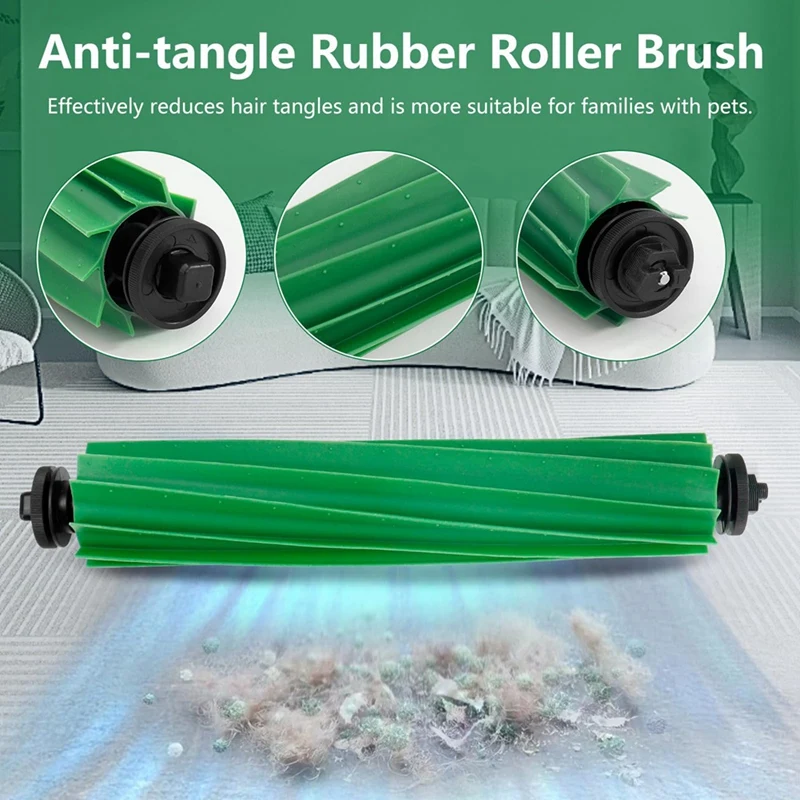 For Plus 405 / 505 Combination Accessories Spare Parts Main Side Brush Mop Cloth Dust Bag-A63M view 3