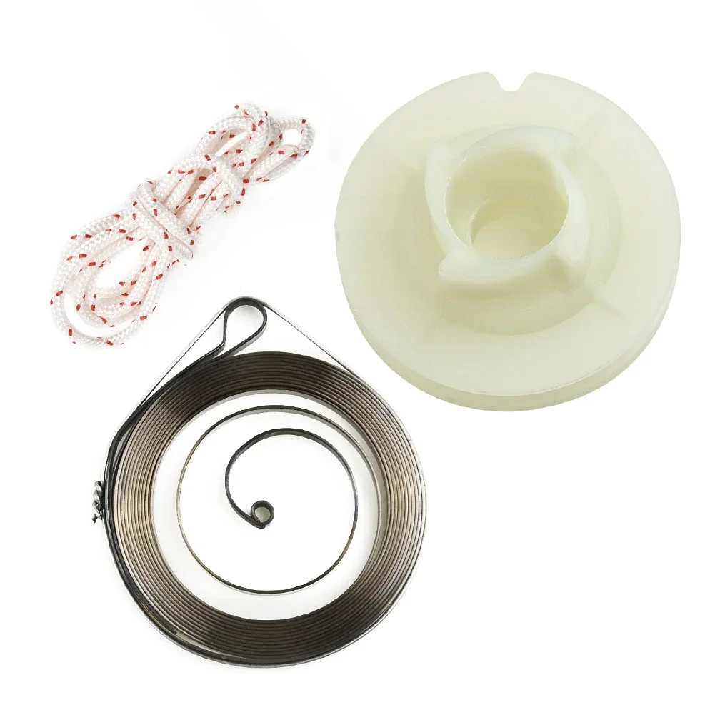 Recoil Starter Pulley Spring Repair Kit For Zenoah G2500 Chinese 2500 25cc Chainsaw Chain Saw Spare Spring Pulley Rope Tool Part