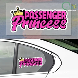 Passagier Prinses Stickers Auto Stickers Schattige Creatieve Reflecterende Stickers Auto Ramen Grappige Auto Decoratie Accessoires