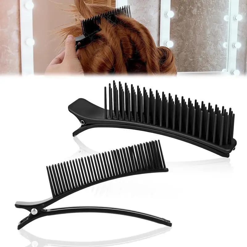 Hairstylist Hair Clips Professional Hair Styling Sectioning Clips for Women Non-slip Duck Billed Comb for Home for Precision