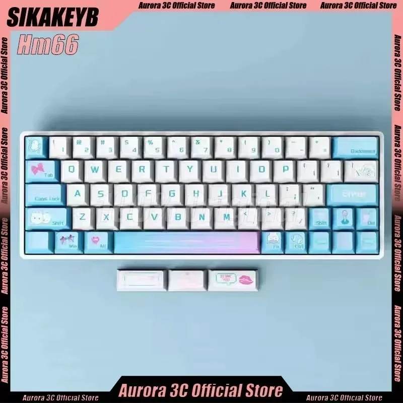 

Sikakeyb Hm66 Magnetic Switch Keyboard Wired Keyboard RT Quick Trigger RGB Hot Swap Compatible With Gh60 Gaming Keyboard For Fps