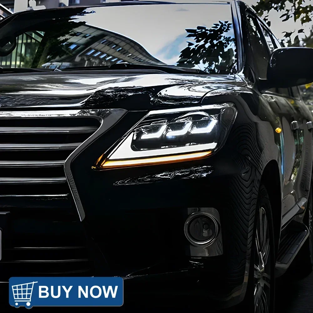 

Auto Headlights Assembly For Lexus LX570 2009-2015 Car Front Lamps Upgrade LED Dynamic Streamer 3Projector Lens Tool Accessories