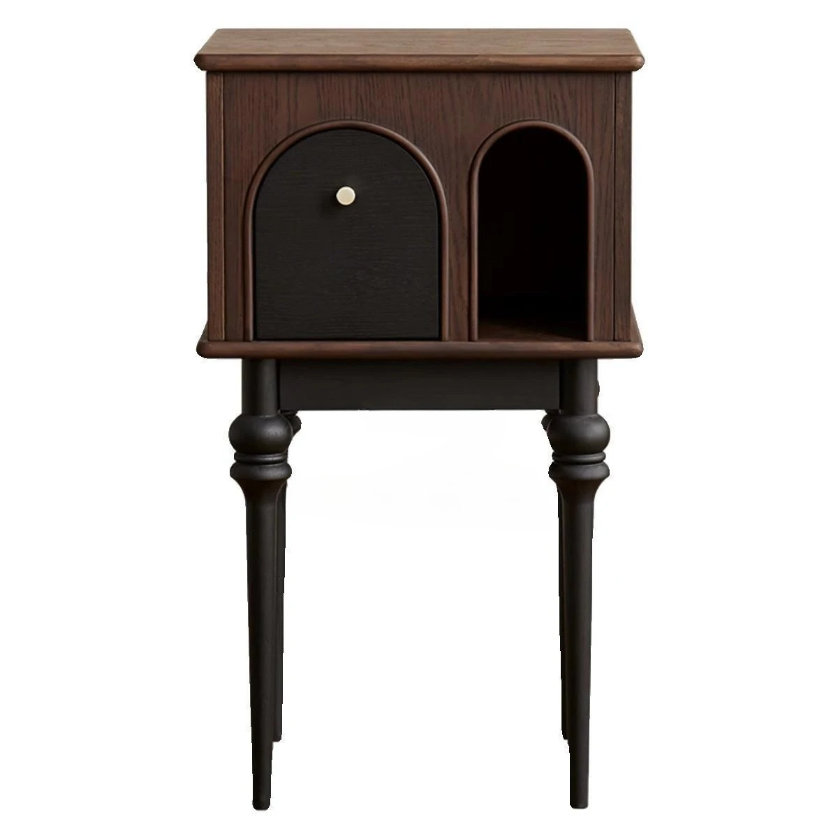 

French solid wood light luxury locker bedroom furniture modern simple shelf bedside table storage