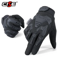 Motorcycle Full Finger Gloves Rubber Protective Gear Enduro Racing Biker Riding Motocross Moto Motorbike Mittens Men Glove