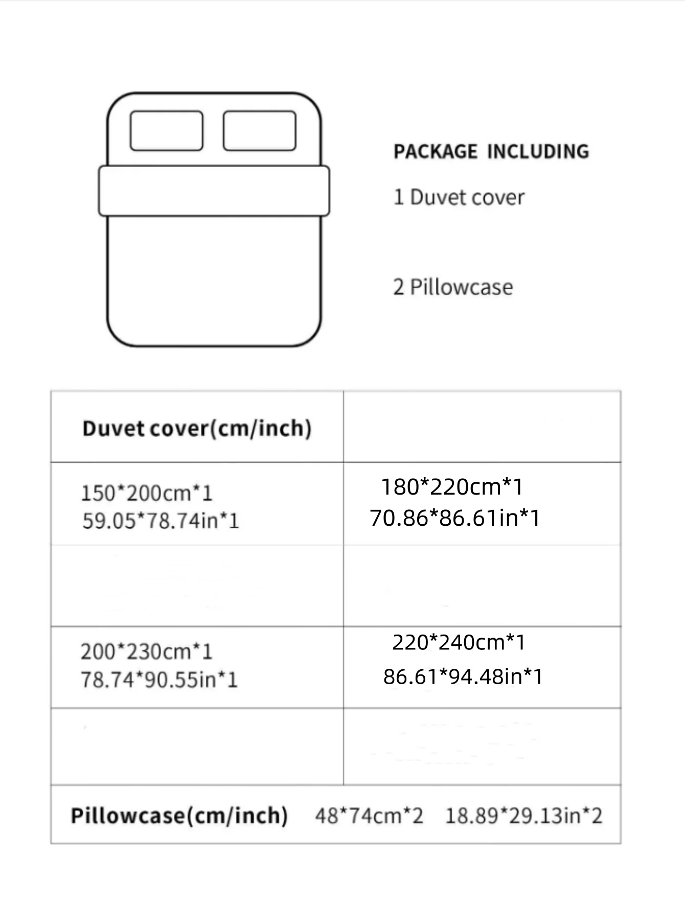 3-piece active printed plant duvet set, one duvet cover and a pair of pillowcases (no inner core), suitable for the bedroom