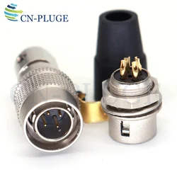 Connector 4 pin Male Plug & Female Socket , HR10A-7P-4P/HR10A-7R-4S , Recording Equipment Camera Power Connector