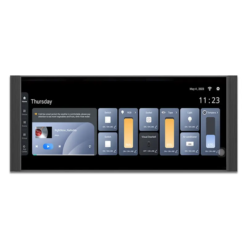

Tianlai TL-12 Tuya Wall Amplifier Smart Home Amplifier Audio 4 Speaker Stereo Amplifier