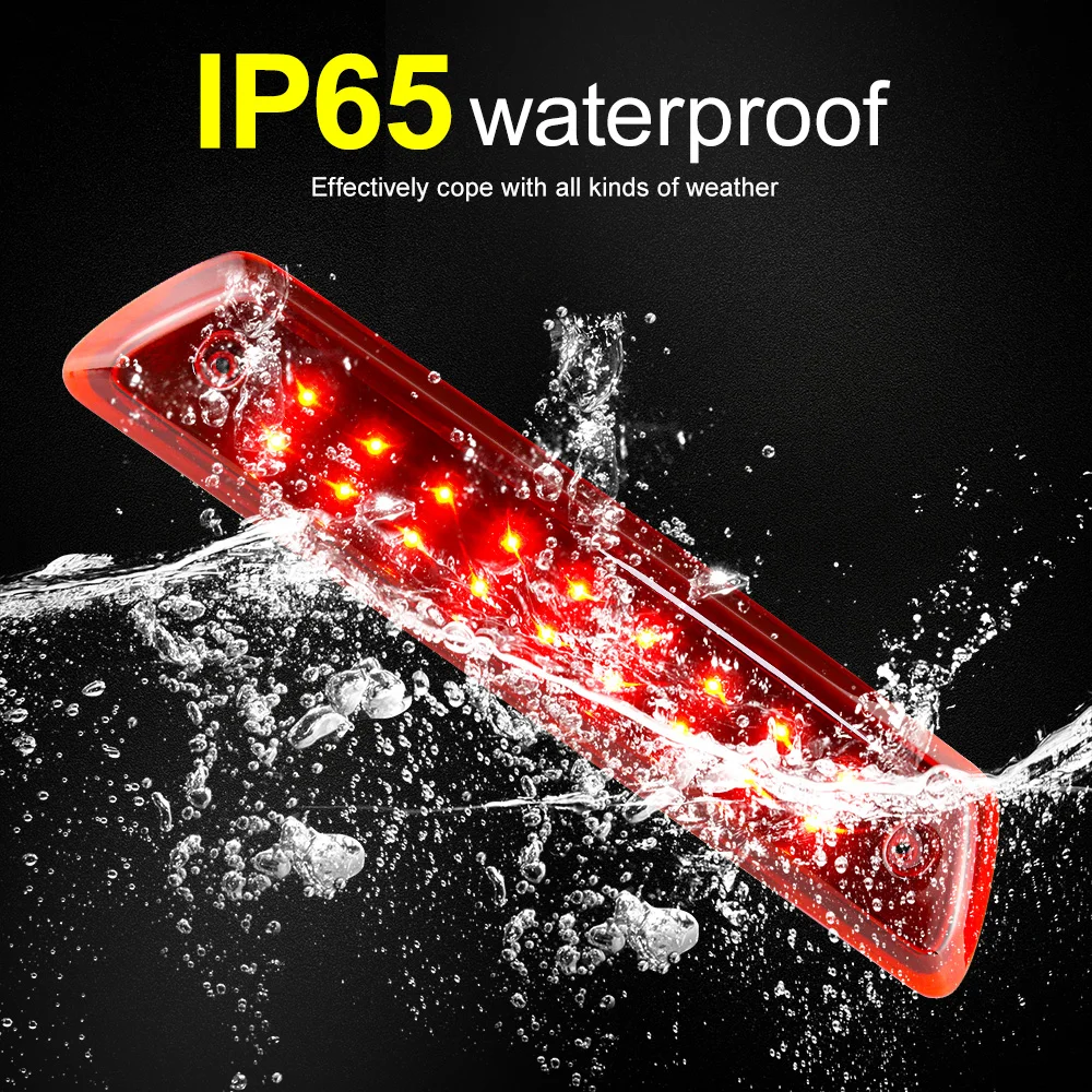 1PCS LED 3RD High Brake Light Third Stop Lamp Tail Light Red White For Ford F150 2009 2010 2011 2012 2013 2014  AL3Z13A613E