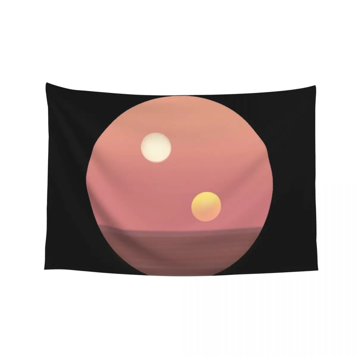 

two suns Tapestry Room Decoration Aesthetic Home And Comfort Decor Room Decor Custom Tapestry