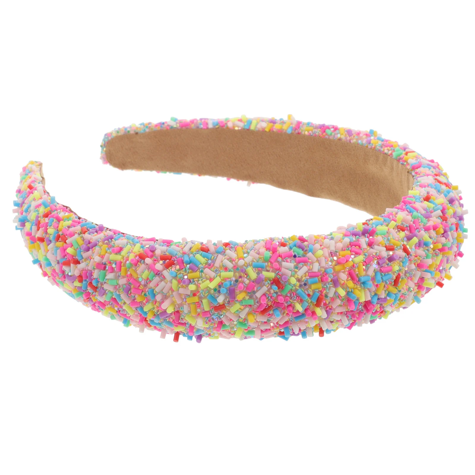 Candy Color Headband Colored Headbands Girl Stuffing Cotton Hair Decorations for Women