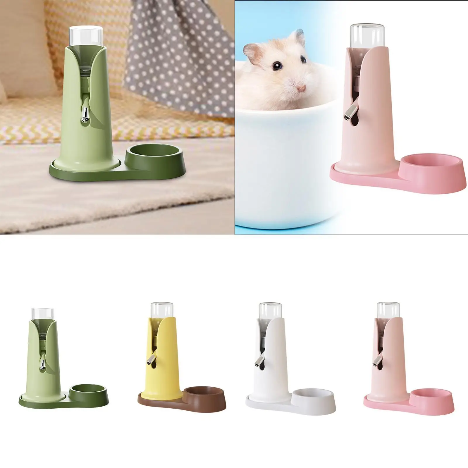 Hamster Water Bottle Hygienic Cage Dispenser for Small Animals Rabbit Gerbil