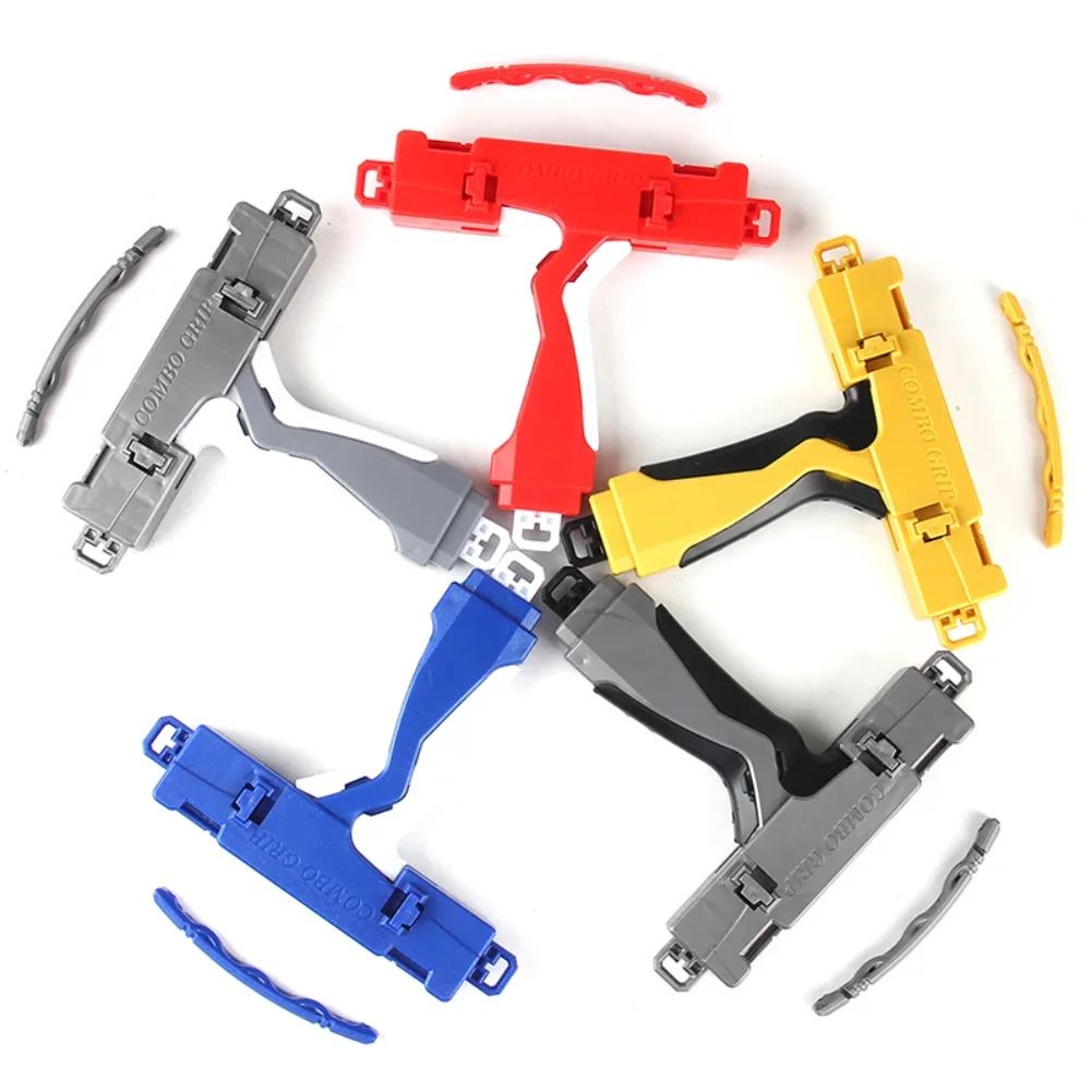 Gyro Launcher Handle Set, Bidirectional String Launcher Compatible with Multiple Spinning Tops, Boys Battle Toy Parts